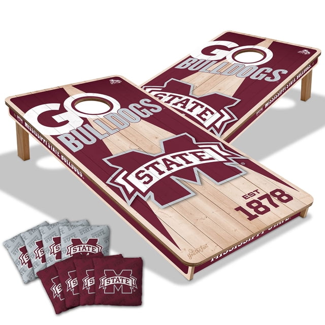 YouTheFan Mississippi State Bulldogs 2'x4' Cornhole Board Set