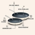 thumbnail image 3 of Calphalon 2-Piece Ceramic Fry Pans, 10" & 12", 3 of 6
