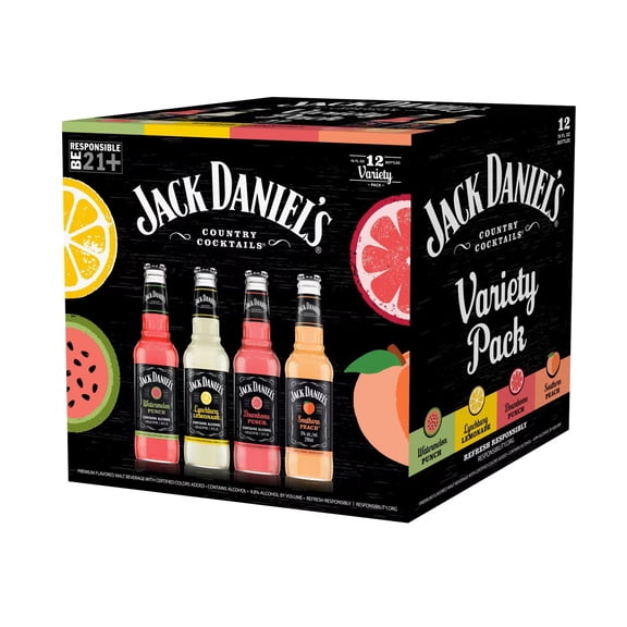 Jack Daniel's Country Cocktail Variety Pack, 10 fl. oz. bottle, 12 pk.