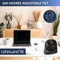 thumbnail image 3 of Lasko Whirlwind Tilt 12" Table Fan with Wall-Mount Option, Choose Color, 3 of 11