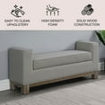 thumbnail image 2 of Cape Cod Upholstered Ottoman Bench, Assorted Sizes & Colors, 2 of 9