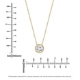 thumbnail image 3 of Lab Created Diamond Pendant in 14K Gold, 3 of 6
