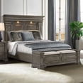 thumbnail image 1 of Society Den Paterson Bed in Grey, Storage Option & Assorted Sizes, 1 of 11