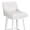 thumbnail image 16 of HH2 Home Upholstered Tapered Back Wood Adjustable Height Swivel Bar Stool, 16 of 18