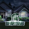 thumbnail image 3 of Logo Brands Michigan State Spartans Pre-Lit 7’x10’ Team Inflatable, 3 of 6
