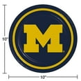 thumbnail image 2 of Collegiate Round Paper Plates, 10", 85 ct., Choose Your Team, 2 of 6