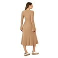 thumbnail image 8 of Edited by Hunter McGrady Women's Flare Midi Sweater Dress, 8 of 11
