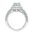 thumbnail image 3 of 1.95 CT. T.W. Round Cut Halo Diamond Ring in 14K Gold, 3 of 4