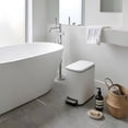 thumbnail image 2 of Simpli-Magic Bathroom Step Trash Can 2-Pack, Choose Color, 6 Liter / 1.6 Gallon Compact Bins with Hands-Free Foot Pedal and Quiet Soft-Close Lid for Bathroom, Bedroom, Office, 2 of 3