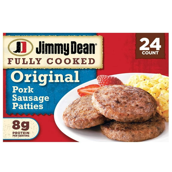 Jimmy Dean Fully Cooked Breakfast Pork Sausage Patties, 24 ct.