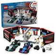 thumbnail image 1 of LEGO City F1 Garage & Mercedes-AMG & Alpine Cars Toy, 678 pcs., 1 of 6