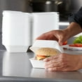 thumbnail image 3 of Hefty Supreme Large Sandwich Foam Hinged Lid Containers, 6" 300 ct., 3 of 6