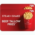 thumbnail image 1 of Steak 'n Shake $50 Gift Card Multi-Pack, 2 x $25, 1 of 2