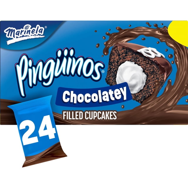 Marinela Pinguinos Snack Cupcakes, 1.41 oz., 24 pk.