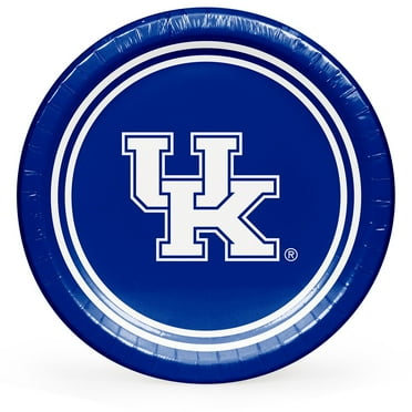 Collegiate Round Paper Plates, 10", 85 ct., Choose Your Team