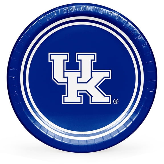 Collegiate Round Paper Plates, 10", 85 ct., Choose Your Team