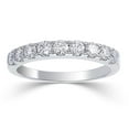 thumbnail image 2 of Round Cut Diamond Band in 14K Gold, 2 of 5