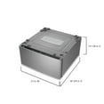 thumbnail image 3 of LG 1 cu. ft. 27 in. Laundry Pedestal with Slim DD Motor, 3 of 11