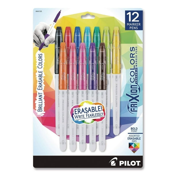 Pilot FriXion Colors Erasable Porous Point Pen, Stick, Bold mm