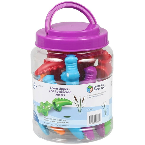 Learning Resources – Juego De Caimanes Del Alfabeto Snap-n-Learn, Juguete Educativo Para Letras Y Motricidad Motricidad Fina Para Niños