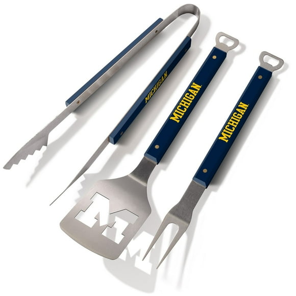 YouTheFan Michigan Wolverines 3pc. Grill Set