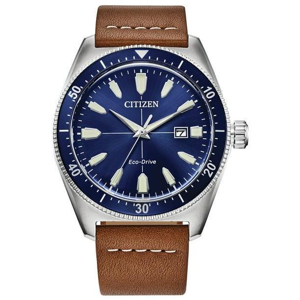 Citizen Eco-Drive Brycen Leather Watch, 43mm - Samsclub.com