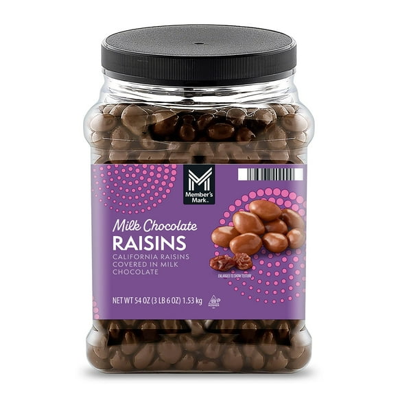 Member's Mark Milk Chocolate Raisins, 54 oz.