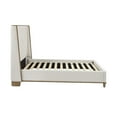thumbnail image 9 of Westport  Beige Fabric Upholstery  and Wood Queen Size Bed Frame, 9 of 11