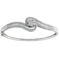 thumbnail image 3 of 1.98 CT. T.W. Diamond Swirl Bangle Bracelet in 14K Gold, 3 of 5