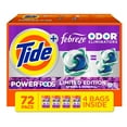 thumbnail image 1 of Tide Power PODS Laundry Detergent Pacs + Febreze Odor Eliminators, Spring & Renewal Scent (72 ct.), 1 of 7