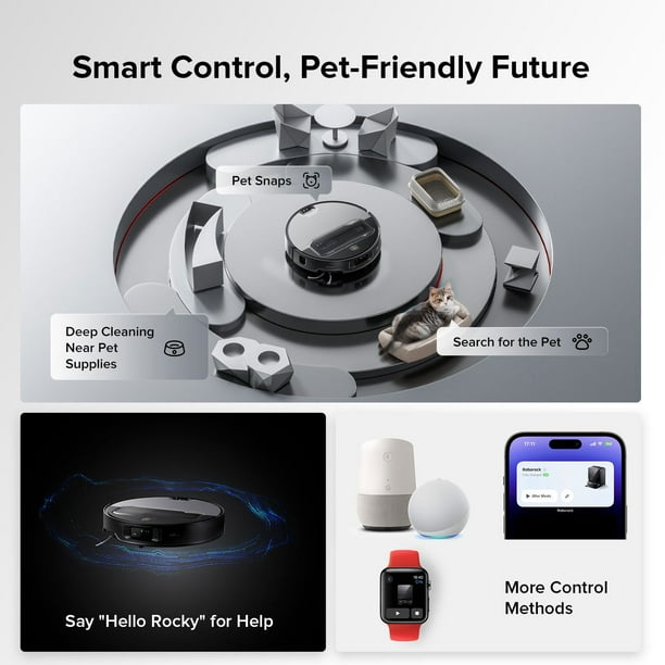 Roborock Saros Z70 Robot Vacuum & Mop with OmniGrip Arm and Self