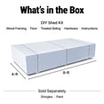 thumbnail image 13 of Handy Home Products Gable 10' x 16' Outdoor Wooden Shed, 13 of 15