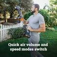 thumbnail image 4 of Worx WG941 20V Brushless Cordless Battery Powered Leaf Blower + 3 in 1 String Trimmer Edger & Mini-Mower Combo Kit Battery and Charger Included, 4 of 11