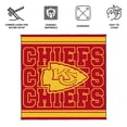 thumbnail image 8 of Logo Brands Kansas City Chiefs 106"x106" Rally Mat, 8 of 8