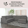 thumbnail image 3 of Capri Modular Fabric 6-Piece Sectional, 3 of 9