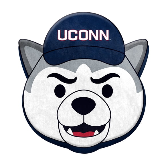 Logo Brands UConn Huskies Puff Pillow