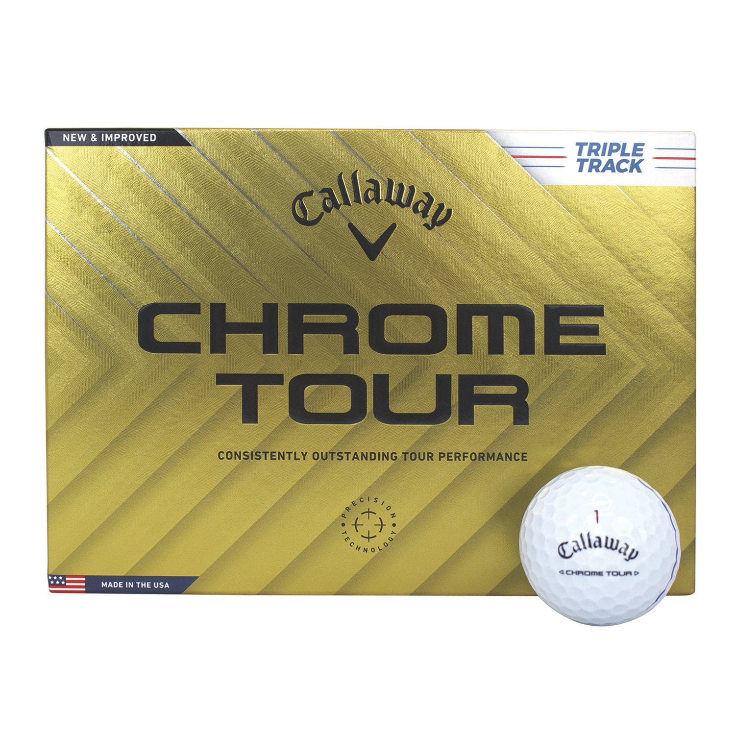 Callaway Chrome Tour Triple Track Golf Balls, 12-Pack - Samsclub.com