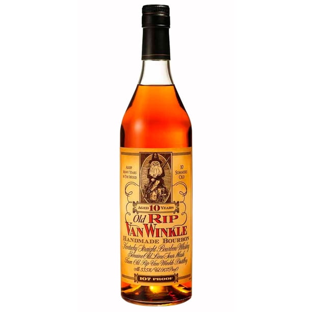 Old Rip Van Winkle Handmade Aged 10 Years Bourbon Whiskey, 750 ml