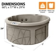 thumbnail image 6 of Lifesmart LS200 4-Person 13-Jet 110v Plug and Play Spa with Multi-Color Underwater LED Light, 6 of 10