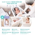 thumbnail image 4 of Regalo Baby Basics Grow with Me Baby Bath Tub, 4 of 9