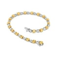 thumbnail image 3 of 7.49 CT. TW Cushion and Pear Cut White and Natural Yellow Diamond Bracelet in 18K Gold, 3 of 7