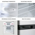 thumbnail image 6 of Frigidaire Compact Fridge Freezer Combo, 3.1 cu. ft. Capacity, Small Top Freezer Refrigerator, 6 of 9