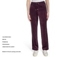 thumbnail image 5 of Halston Women's Velour Ribbed Pant, 5 of 7