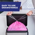 thumbnail image 5 of Hefty Ultra Strong Tall Kitchen Drawstring Trash Bags, Fabuloso Watermelon Scent, 13 gal., 130 ct., 5 of 9