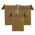 thumbnail image 1 of UBMOVE Large Corrugated Wardrobe Moving Boxes (Bundle of 3) 24"x24"x40", 1 of 4