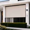 thumbnail image 10 of Rechargeable Motorized Outdoor Sun Shade With Protective Valance - Chalk, 10 of 15