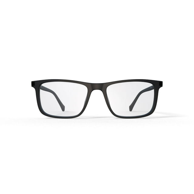 Lucky Brand D412 Matte Black Rectangle Eyeglasses