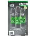 thumbnail image 1 of Dove Men+Care Extra Fresh Dry Spray Antiperspirant, 3.8 oz., 3 pk., 1 of 7
