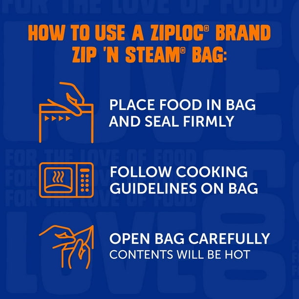 Ziploc Store & Steam Variety Pack, 80ct. - Samsclub.com
