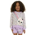 thumbnail image 1 of Character Toddler Girls Sweatshirt and Short Set, 1 of 15
